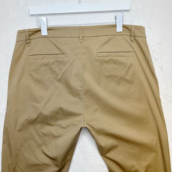J Crew Slim Boyfriend Chino Pants Khaki Tan Classic Preppy Staple Capsule 32/14 - Picture 8 of 11